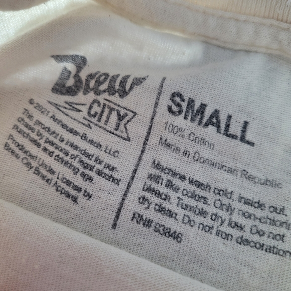 Mens Beer City Budweiser T szS - Picture 2 of 3